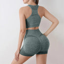 shorts de ginásio feminino esporte sutiãs, sutiã treino topos para mulheres roupas leggings de fitness conjunto de ginásio sem costura